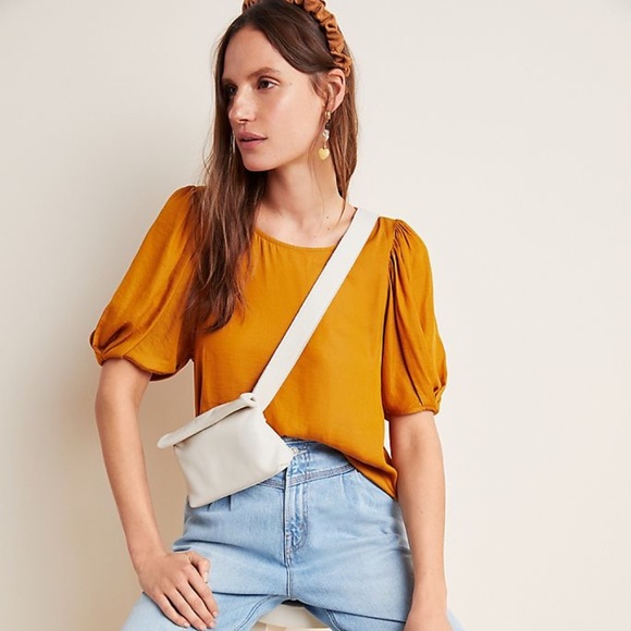 Anthropologie Tops - Anthropologie Dolan Left Coast Saffron Bronze Top